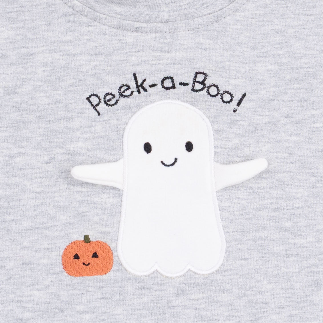 Ghosts Gray Drop Sleeve Sweatshirt