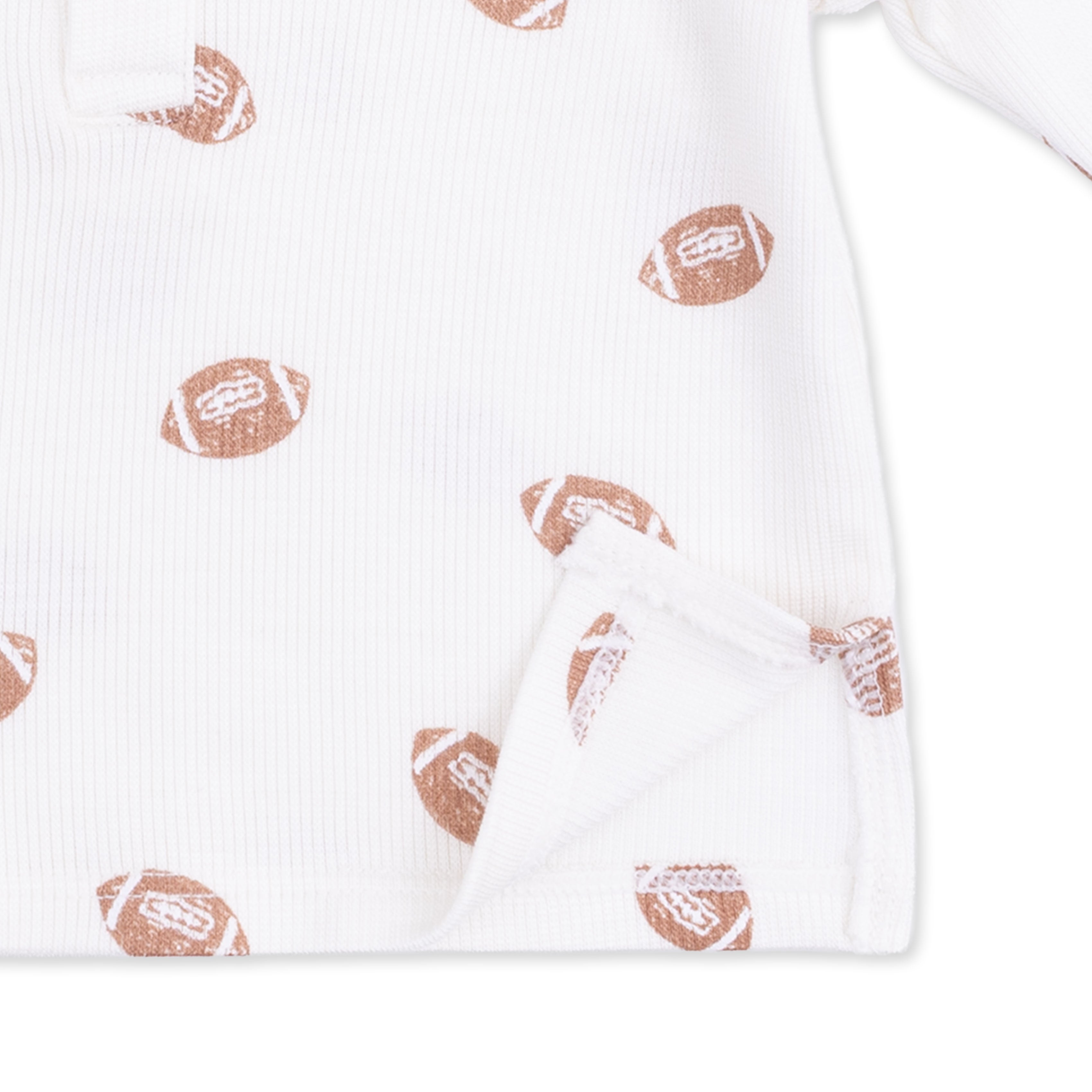 Mini Footballs Long Sleeve Henley Play Set
