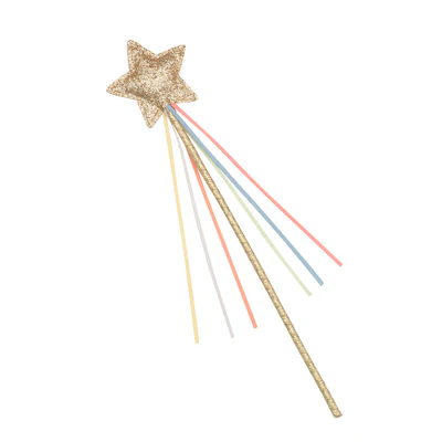 Rainbow Glitter Wand