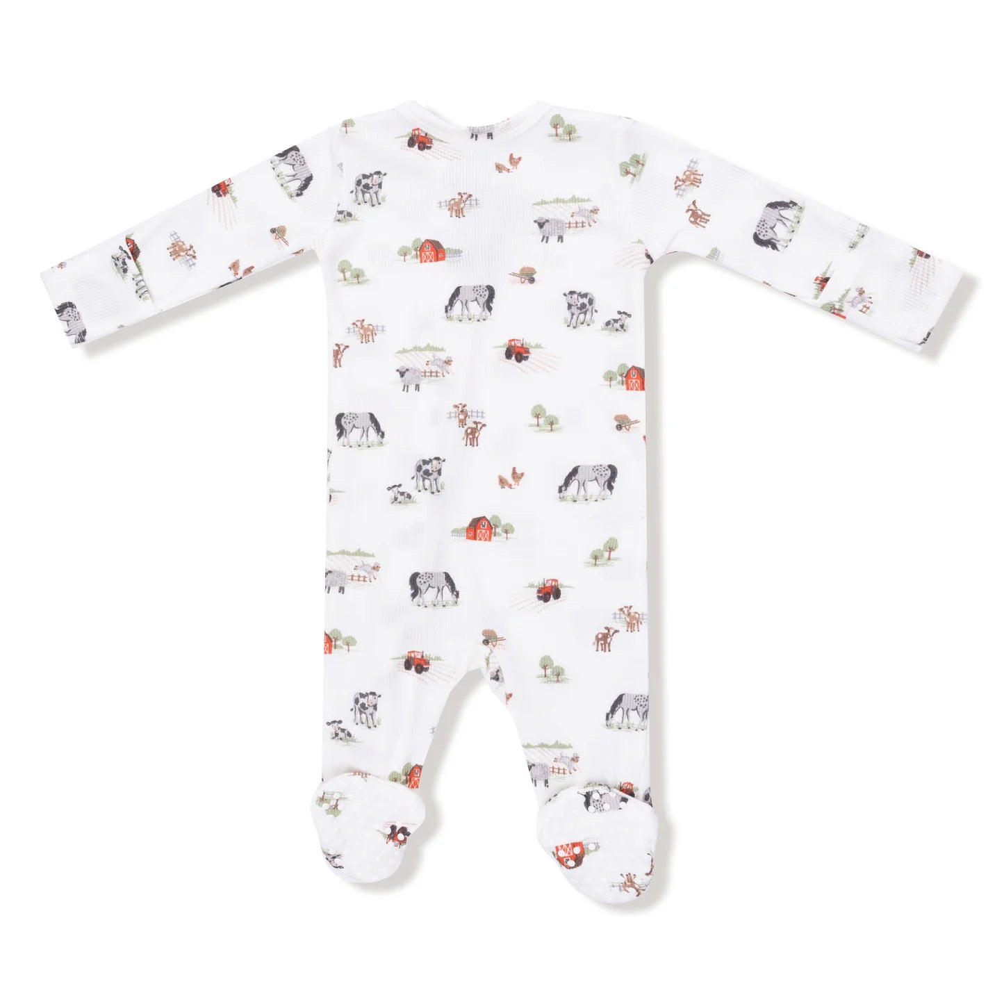 Little Farm Zipper Footie