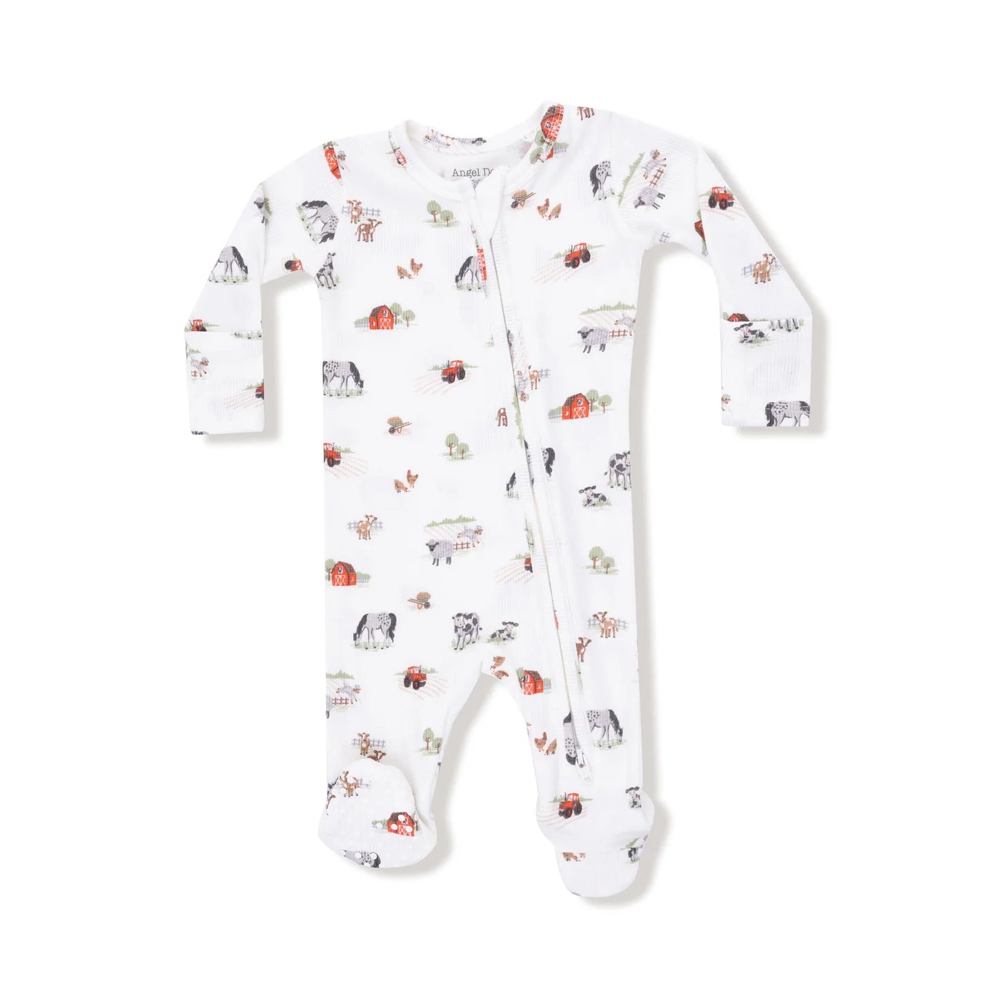 Little Farm Zipper Footie