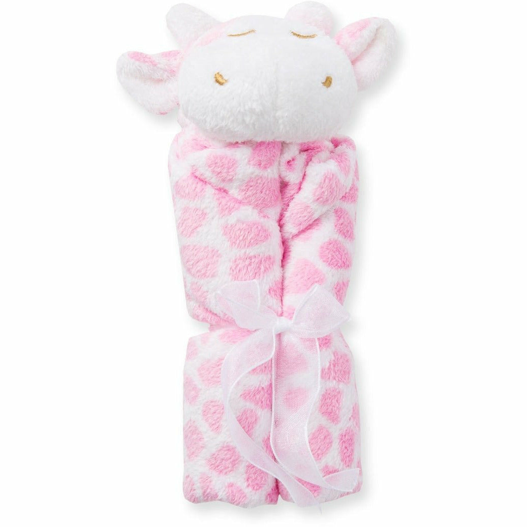 pink giraffe blankie