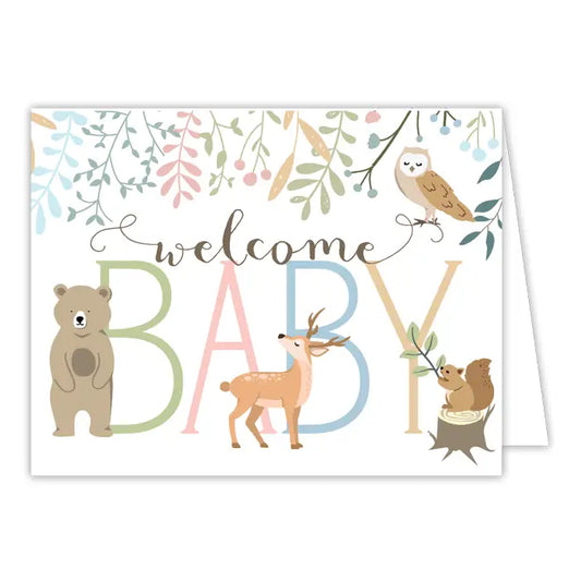 Welcome Forest Animals Greeting Card