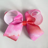 pink tie dye bow