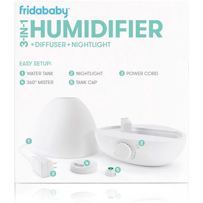 BreatheFrida 3 in 1 Humidifier Diffuser Nightlight