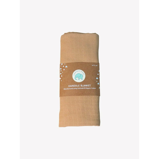 brown baby swaddle