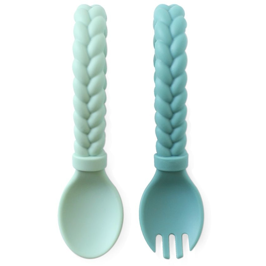 Mint Sweetie Spoon and Fork Set