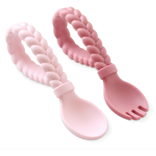 Pink Sweetie Spoon and Fork Set