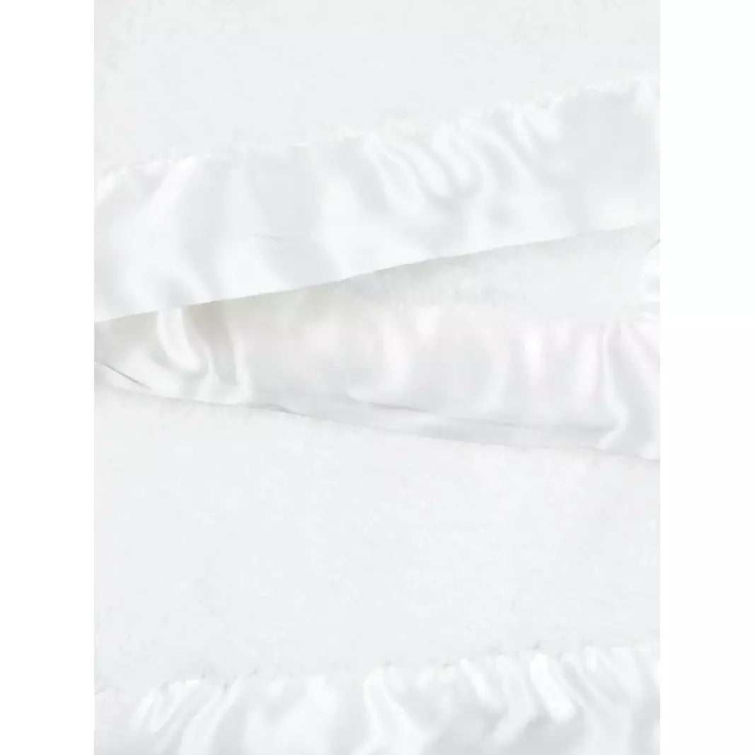 White Chenille Blanket