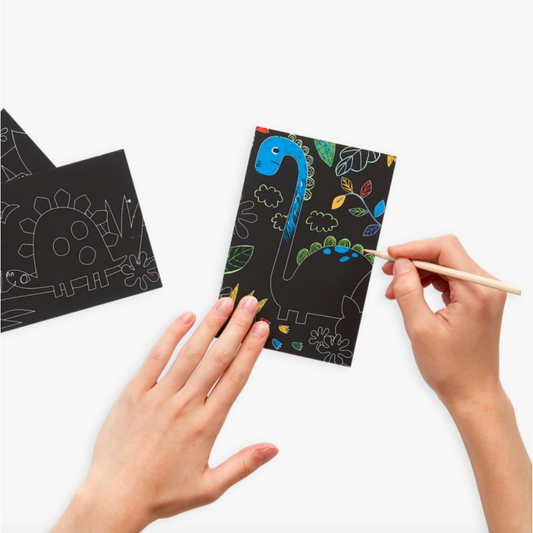 Mini Scratch and Scribble Art Kit Dino Days