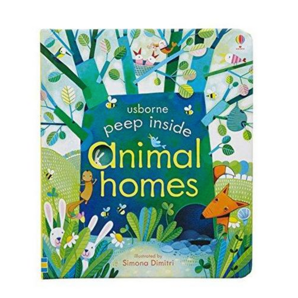 Peek inside animal homes book