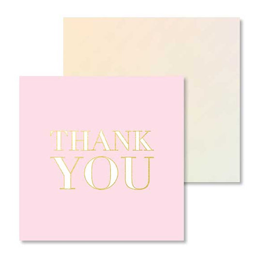 THANK YOU Pink Enclosure Card