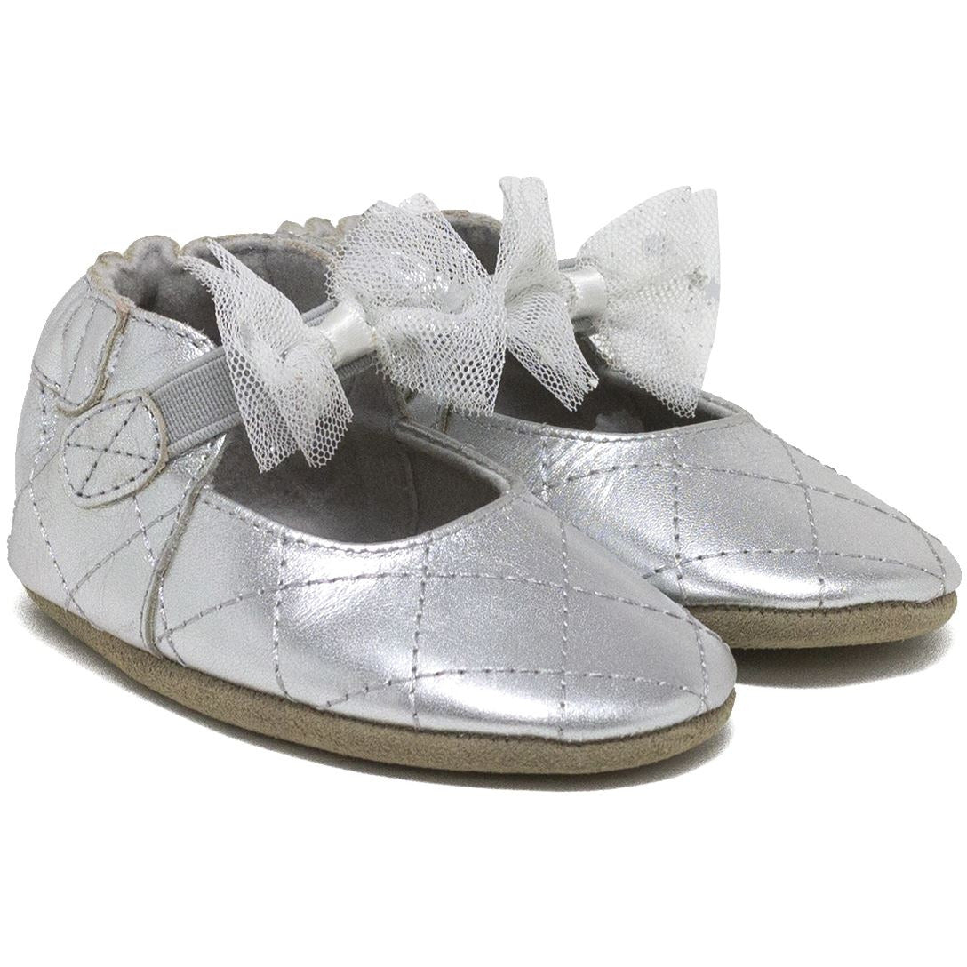 Silver Winnie Baby Shoes