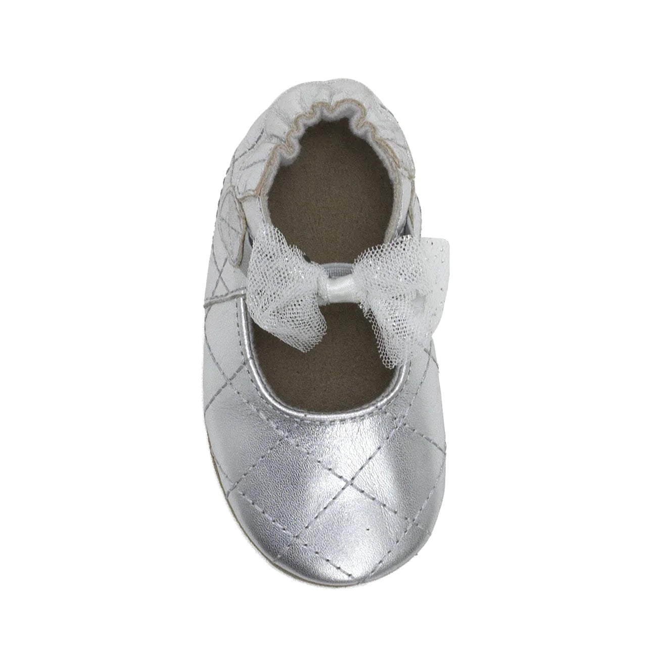Silver Winnie Baby Shoes