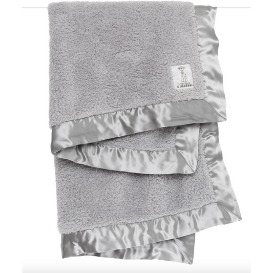 silver color blanket