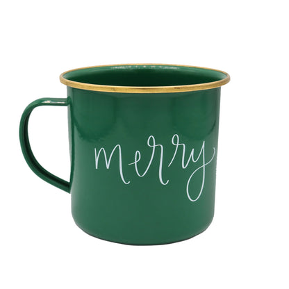 Merry Green Campfire Cocoa Mug
