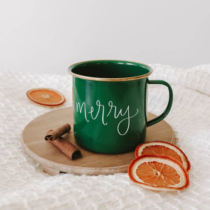 Merry Green Campfire Cocoa Mug