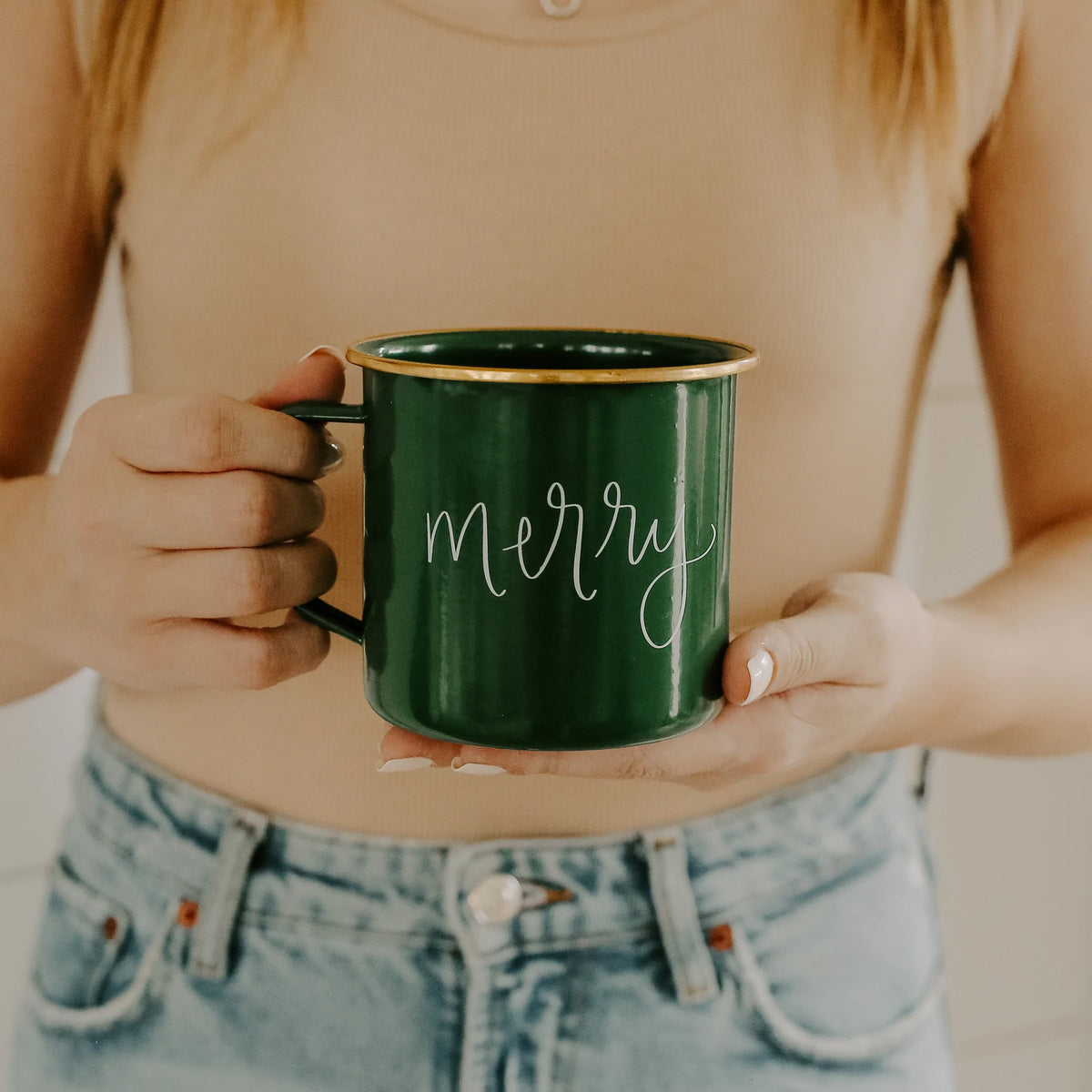 Merry Green Campfire Cocoa Mug