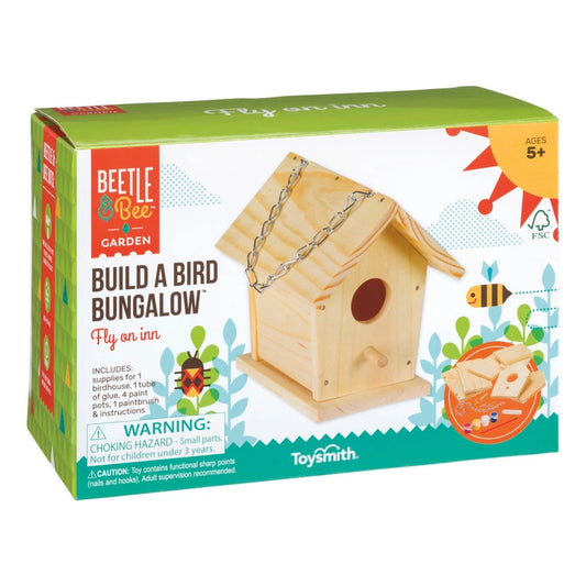 Toysmith Beetle and Bee Build a Bird Bungalow