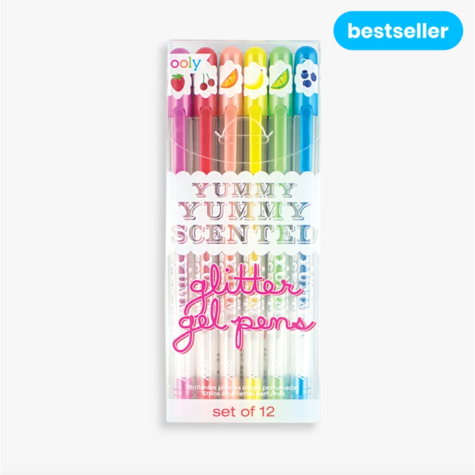 glitter pens in a pack