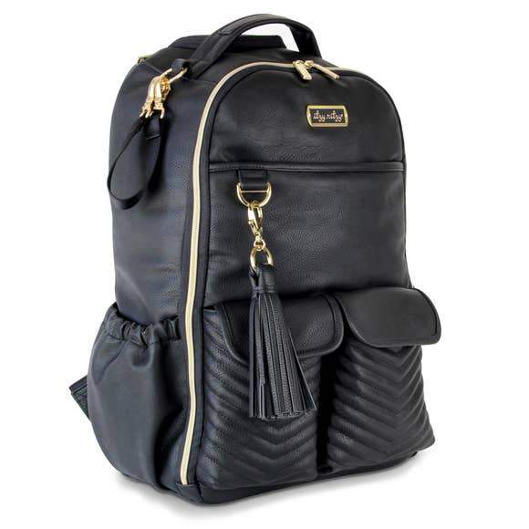 Jetsetter Black Backpack Boss Diaper Bag