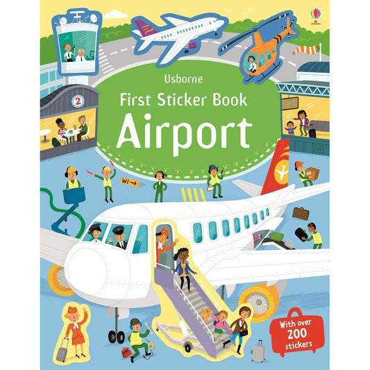 sticker book- airport
