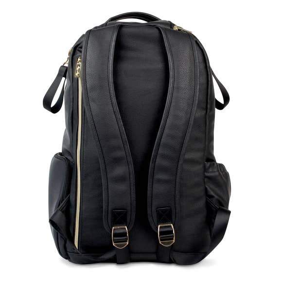 Jetsetter Black Backpack Boss Diaper Bag