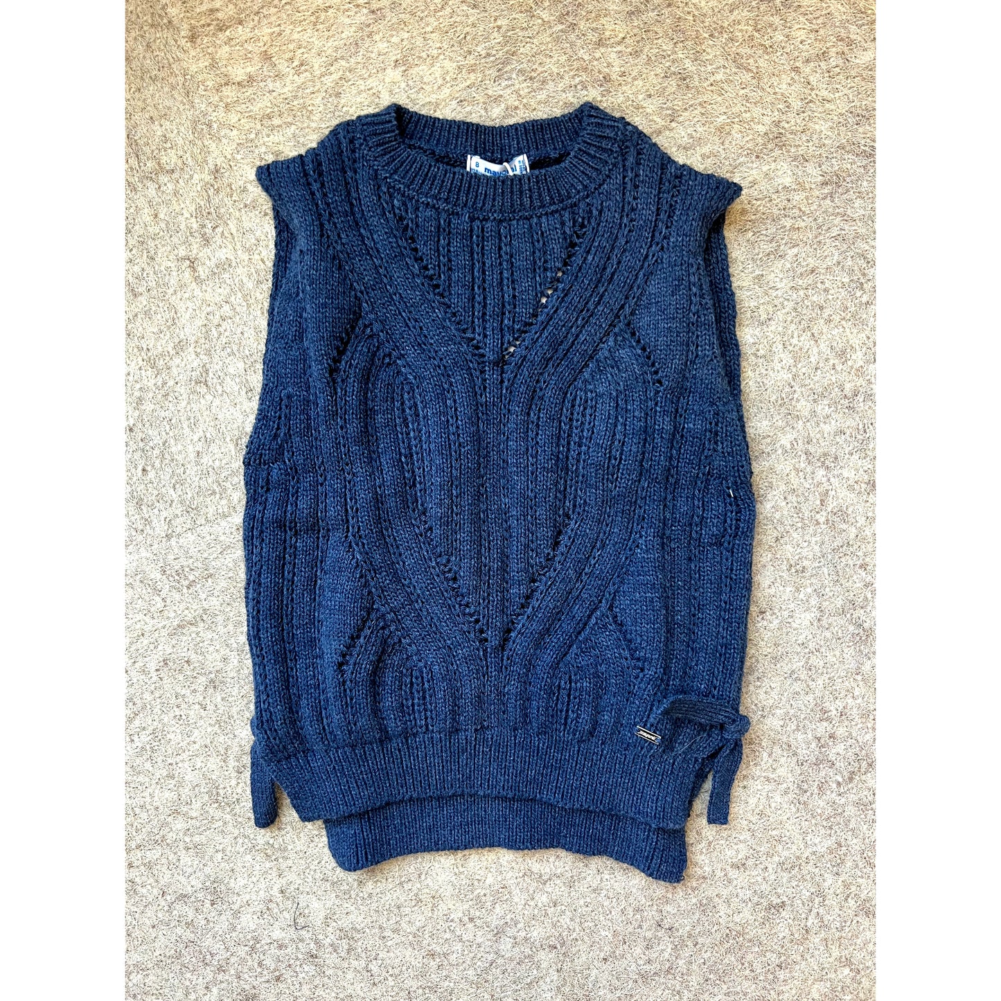 Eclipse Blue Knitted Vest