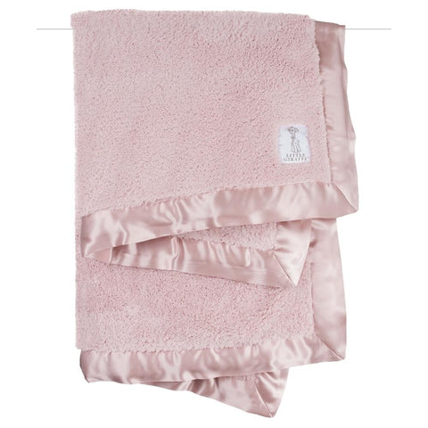 dusty pink fuzzy blanket